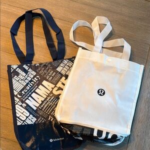 Lululemon Tote Bags - Black and Cream